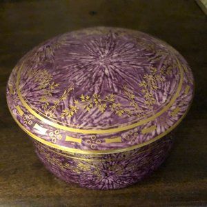 Royal Worcester bone china trinket box